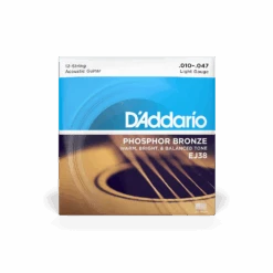 D'Addario EJ38 12-String Phosphor Bronze, Light, 10-46 - D'Addario