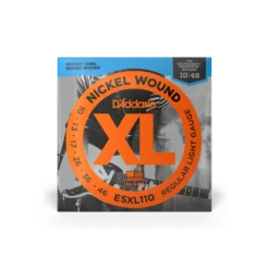 D'Addario Regular Light Double Ball End Electric Guitar Strings 10-46 - D'Addario