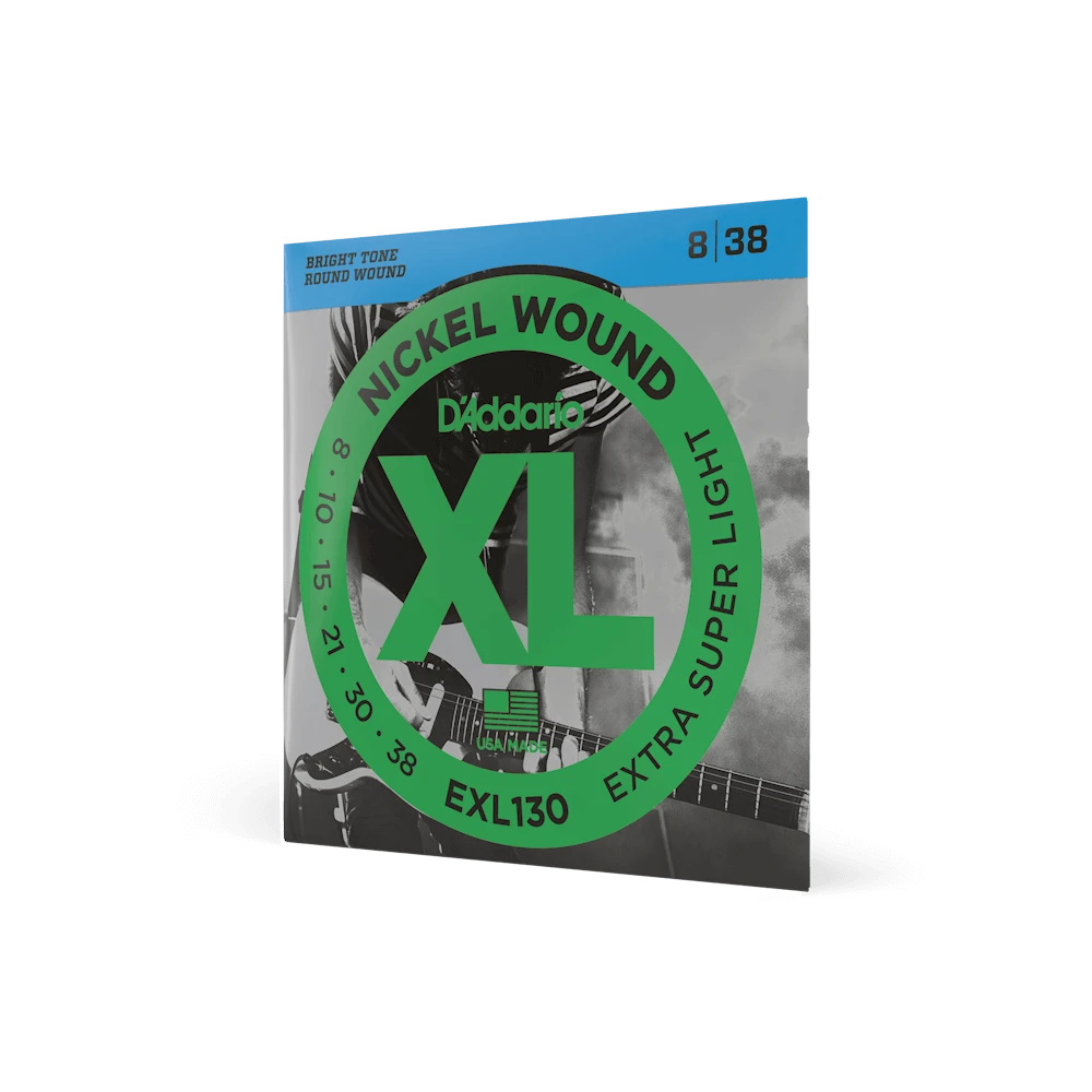 D'Addario EXL130 Nickel Extra-Super Light 8-38 - D'Addario 1 D'Addario EXL130 Nickel Extra-Super Light 8-38 - D'Addario