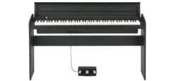 Korg LP180-BK 88-Key Digital Piano With Three-Pedal Unit – Black - Korg