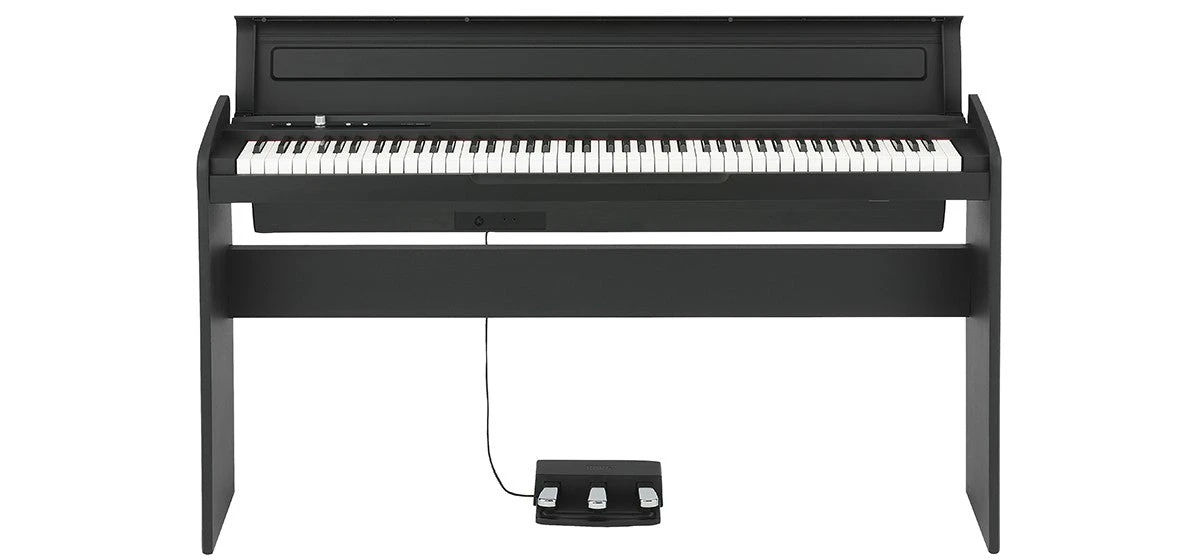 Korg LP180-BK 88-Key Digital Piano With Three-Pedal Unit – Black - Korg 1 Korg LP180-BK 88-Key Digital Piano With Three-Pedal Unit – Black - Korg