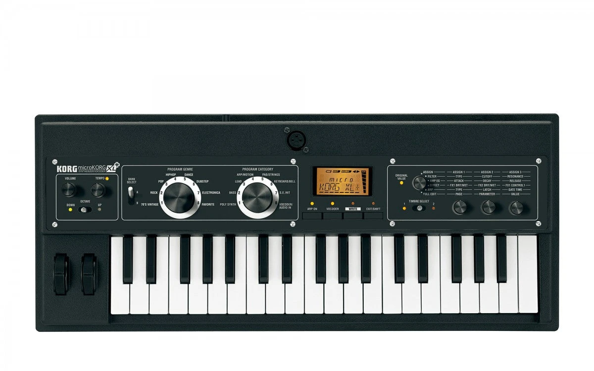 Korg MICROKORG-XL+ 37 High Quality Mini Key Analog Synthesizer W/ Vocoder And KP3 FX - Korg 1 Korg MICROKORG-XL+ 37 High Quality Mini Key Analog Synthesizer W/ Vocoder And KP3 FX - Korg