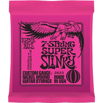 Ernie Ball 7-String Super Slinky 9-52 - Ernie Ball 1 Ernie Ball 7-String Super Slinky 9-52 - Ernie Ball