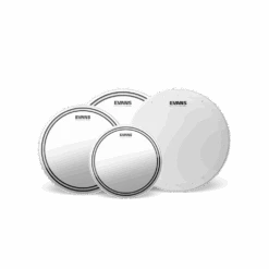 EVANS EC2S Clear Fusion Tom Drumhead Pack 10"/12"/14" With 14" Hd Dry Snare Batter - Evans