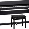 Roland F701-CB Digital Piano - Classic Black - Demo - Roland