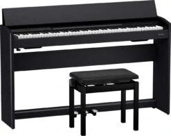 Roland F701-CB Digital Piano - Classic Black - Demo - Roland