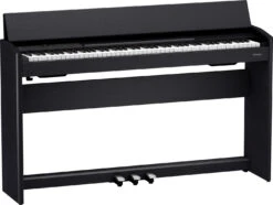 Roland F701-CB Digital Piano - Classic Black - Demo - Roland 12 Roland F701-CB Digital Piano - Classic Black - Demo - Roland -Zedem Sale Store f701 cb angle gal