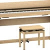 Roland F701-LA Digital Piano - Light Oak - Demo - Roland 2 Roland F701-LA Digital Piano - Light Oak - Demo - Roland -Zedem Sale Store f701 la angle bench gal