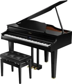 Roland GP607-PE-B Digital Grand Piano - Polished Ebony W/Bench - Demo - Roland