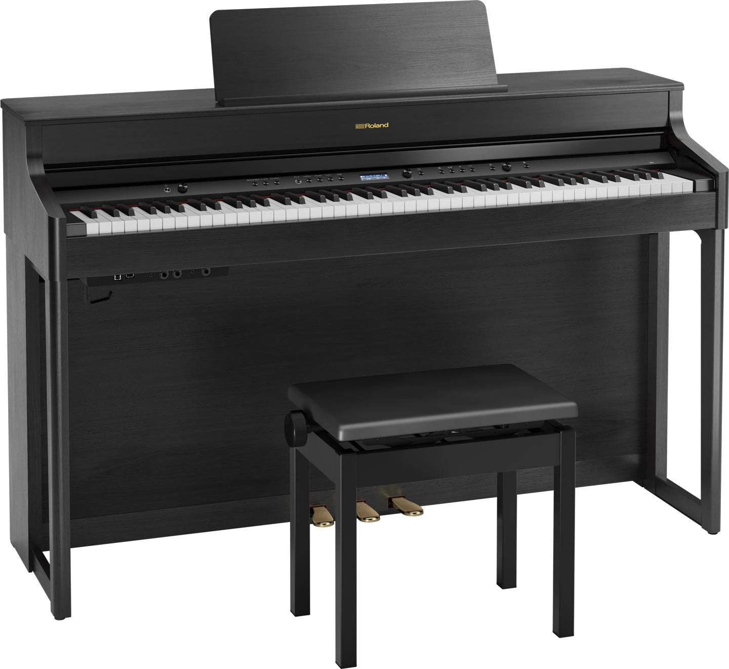 Roland HP702-CH-WSB Digital Piano - Charcoal With Stand And Bench - Demo - Roland 1 Roland HP702-CH-WSB Digital Piano - Charcoal With Stand And Bench - Demo - Roland