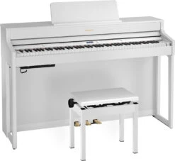 Roland HP702-WH-WSB Digital Piano - White With Stand And Bench - Demo - Roland
