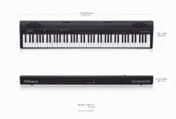 Roland GO-88P GO:PIANO Portable Keyboard - Roland 25 Roland GO-88P GO:PIANO Portable Keyboard - Roland -Zedem Sale Store go 88p size gal