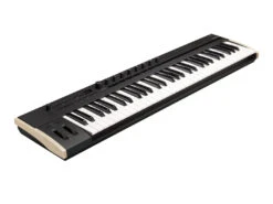 Korg KEYSTAGE61 61-Key Midi 2.0 Poly Aftertouch Keyboard/Controller - Korg -Zedem Sale Store keystage61 angle