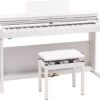 Roland RP701 Digital Piano - White - Roland -Zedem Sale Store rp701 wh angle bench gal