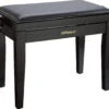 Roland RPB-200PE Piano Bench - Polished Ebony - Roland -Zedem Sale Store rpb 200pe angle gal