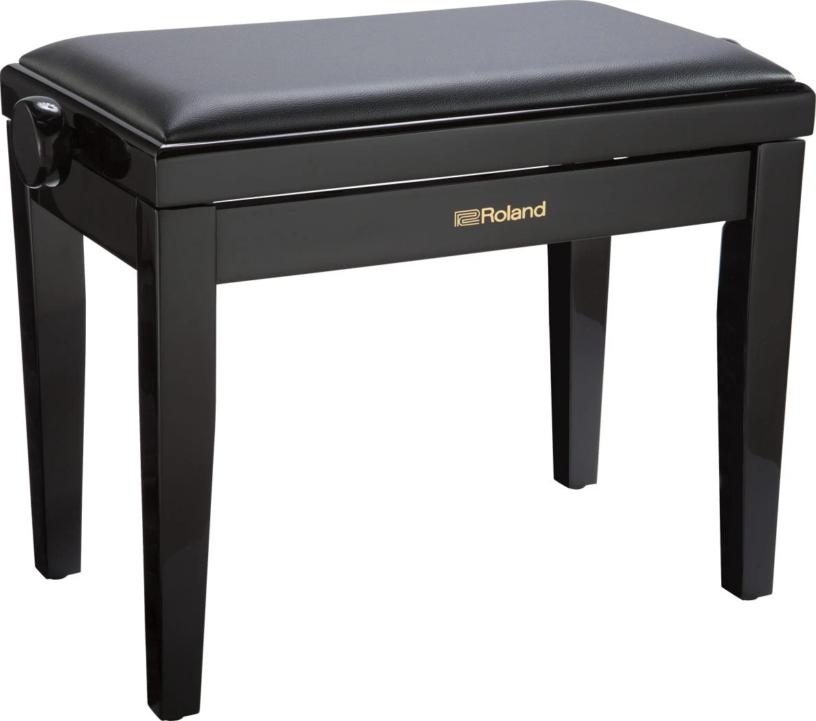 Roland RPB-200PE Piano Bench - Polished Ebony - Roland 1 Roland RPB-200PE Piano Bench - Polished Ebony - Roland