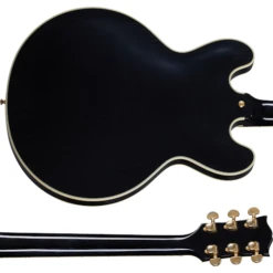 Gibson Murphy Lab '59 ES-355 Ultra Lite Aged, Ebony - Gibson -Zedem Sale Store static.gibson.com product images Custom CUSUPQ528 Ebony back neck 500 500