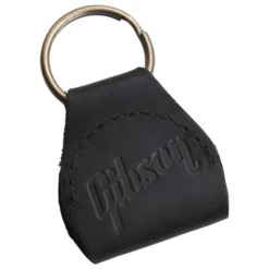 Gibson Leather Pickholder Keychain, Black - Gibson