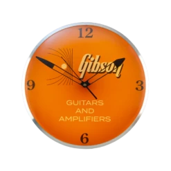 Gibson Vintage Lit Wall Clock Kalamazoo Orange - Gibson -Zedem Sale Store static.gibson.com product images Gibson GA CLK1 GA CLK1 front lit