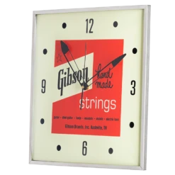Gibson Vintage Lighted Clock "Handmade" Detail - Gibson -Zedem Sale Store static.gibson.com product images Gibson GA CLK4 GA CLK4 side