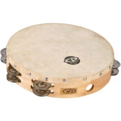Latin Percussion 10" Tambourine W/ Head - Double Row - LP